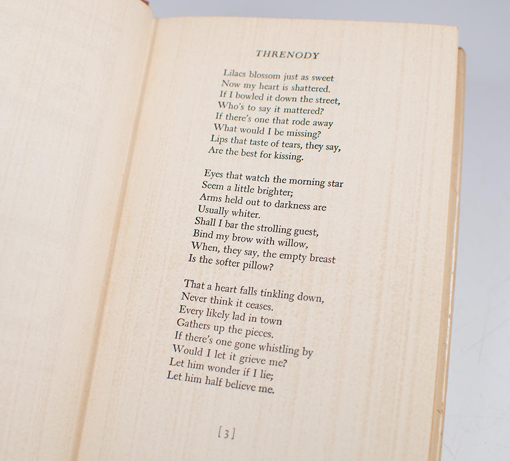 Not So Deep as a Well: The Collected Poems of Dorothy Parker.