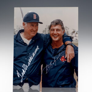 Ted Williams and Carl Yastrzemski Signed Photograph.