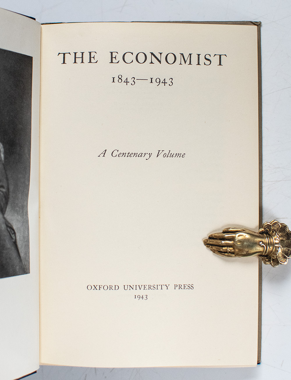 The Economist 1843-1943: A Centenary Volume.