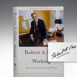 Working: Researching, Interviewing, Writing.