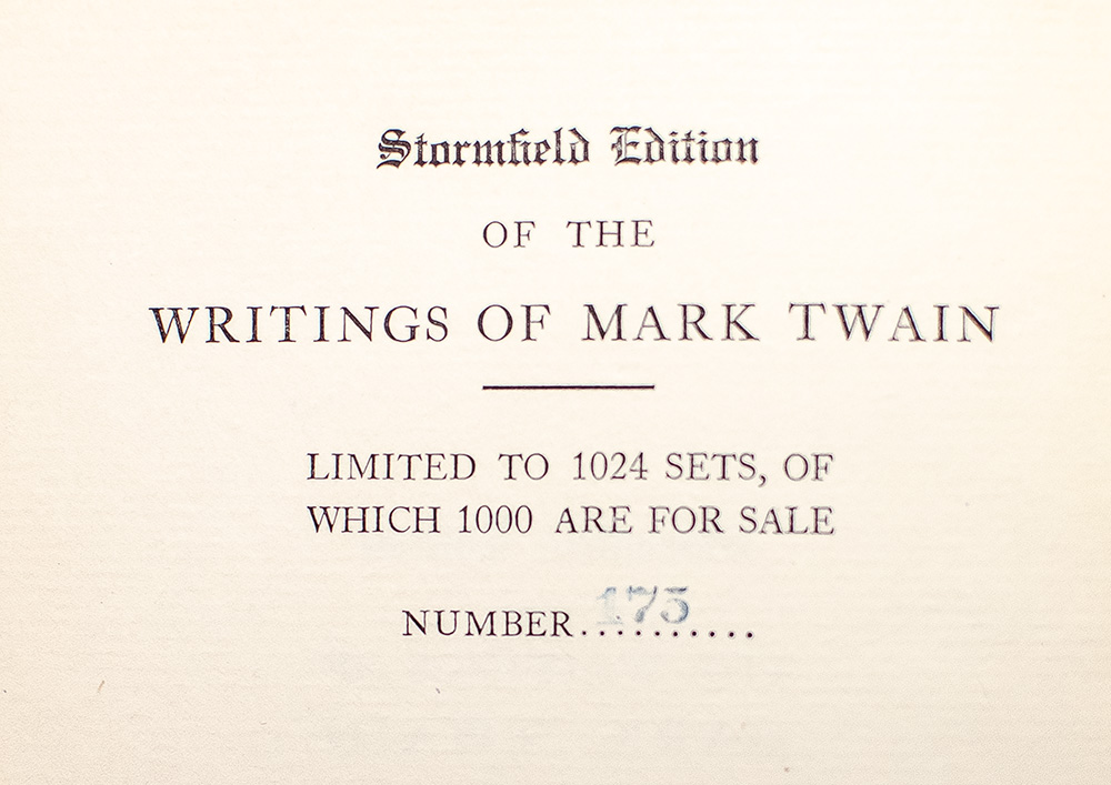 The Writings of Mark Twain.