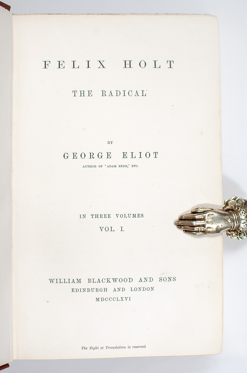 Felix Holt: The Radical.