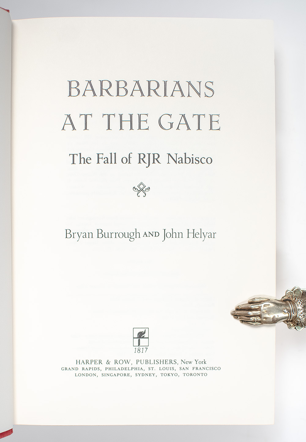 Barbarians at the Gate: The Fall of RJR Nabisco.
