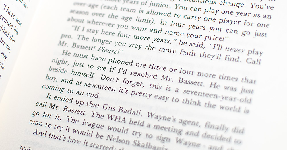 Gretzky: From the Back Yard Rink to the Stanley Cup.