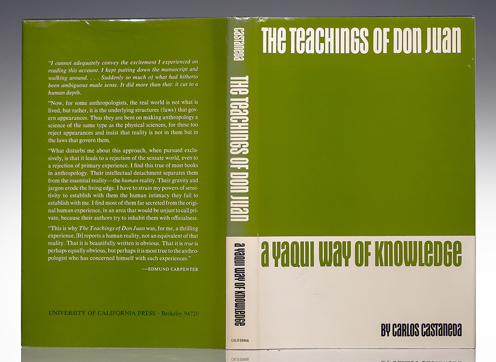 The Teachings of Don Juan: A Yaqui Way of Knowledge.