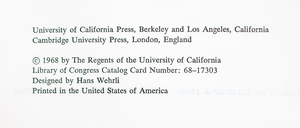 The Teachings of Don Juan: A Yaqui Way of Knowledge.