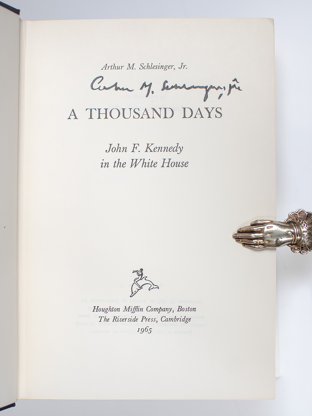A Thousand Days: John F. Kennedy In the White House.