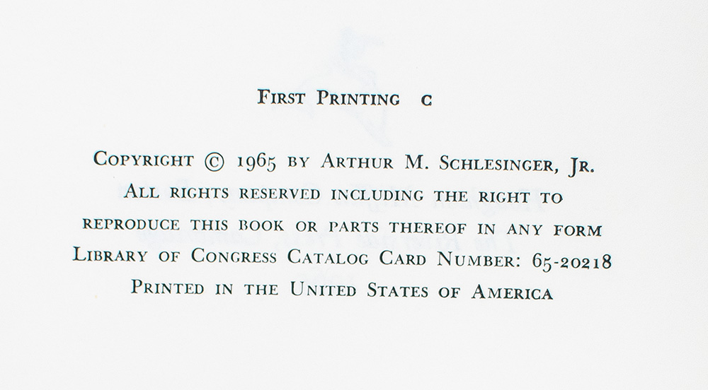 A Thousand Days: John F. Kennedy In the White House.