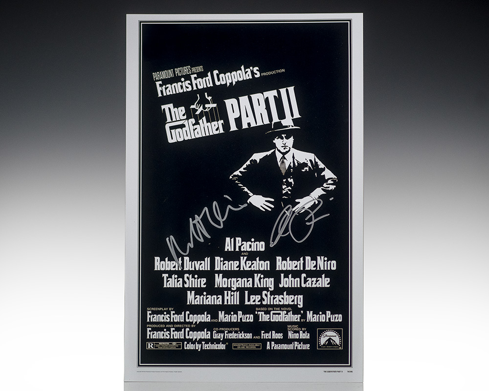 The Godfather Part II Signed Poster.