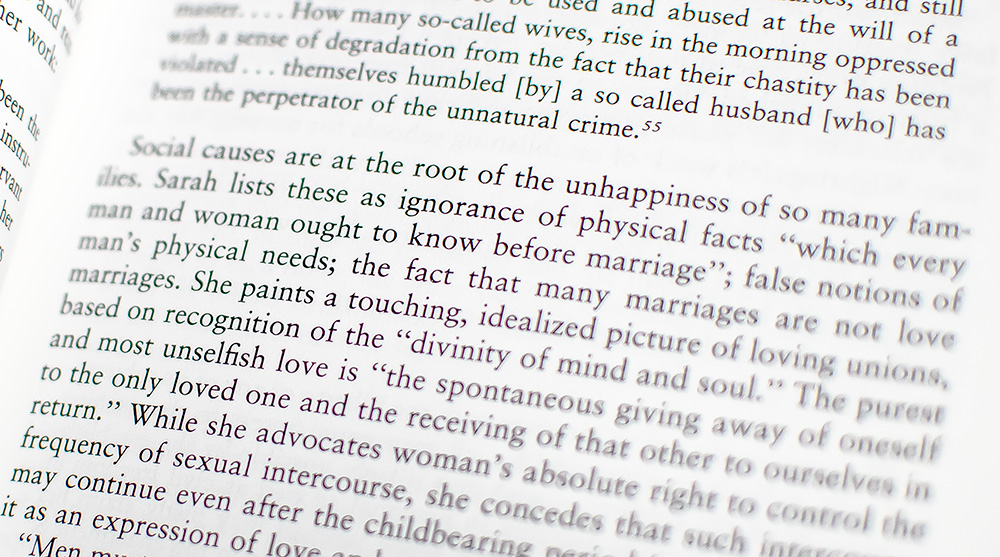 The Feminist Thought of Sarah Grimké.