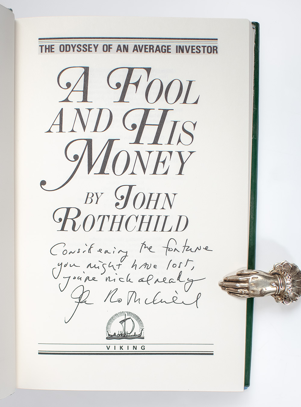 A Fool and His Money: The Odyssey of an Average Investor.