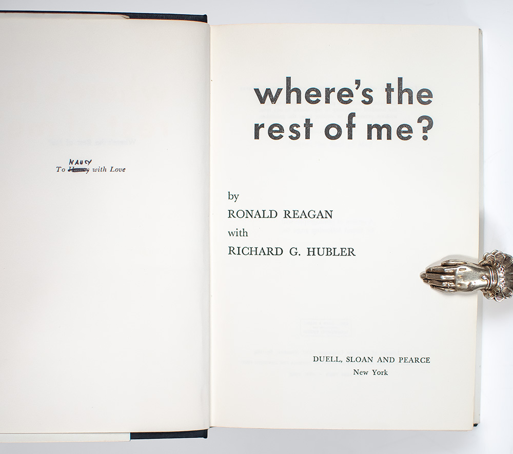 Where's the Rest of Me? The Ronald Reagan Story.