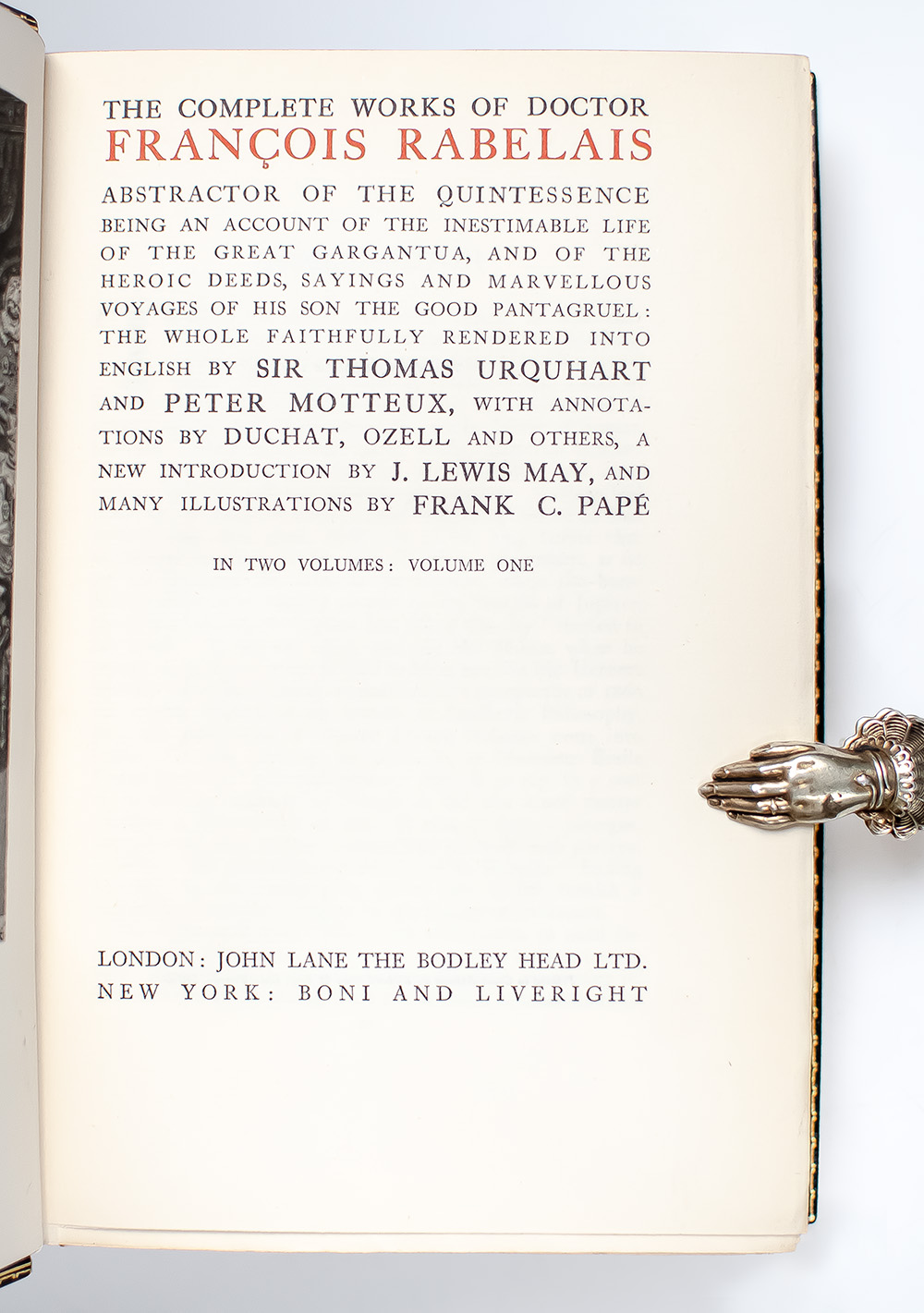 The Complete Works of Doctor Francois Rabelais.