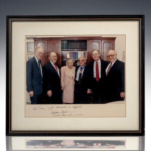 Milton and Rose Friedman Signed Photograph.