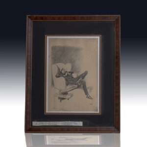 Caricature Portrait of John Maynard Keynes.