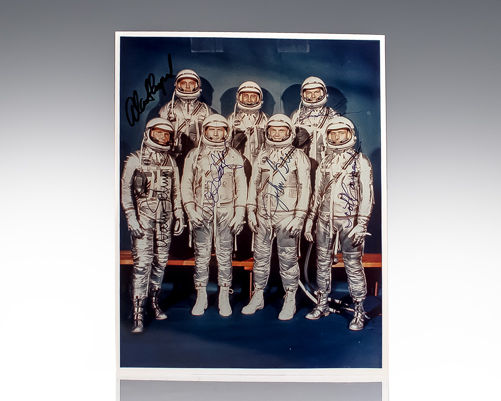 Project Mercury Astronauts Signed Photograph.