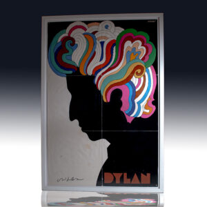 Milton Glaser Signed Dylan Poster.