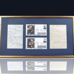 James A. Garfield Autograph Letter Signed [and] William McKinley Typed Letter Signed.