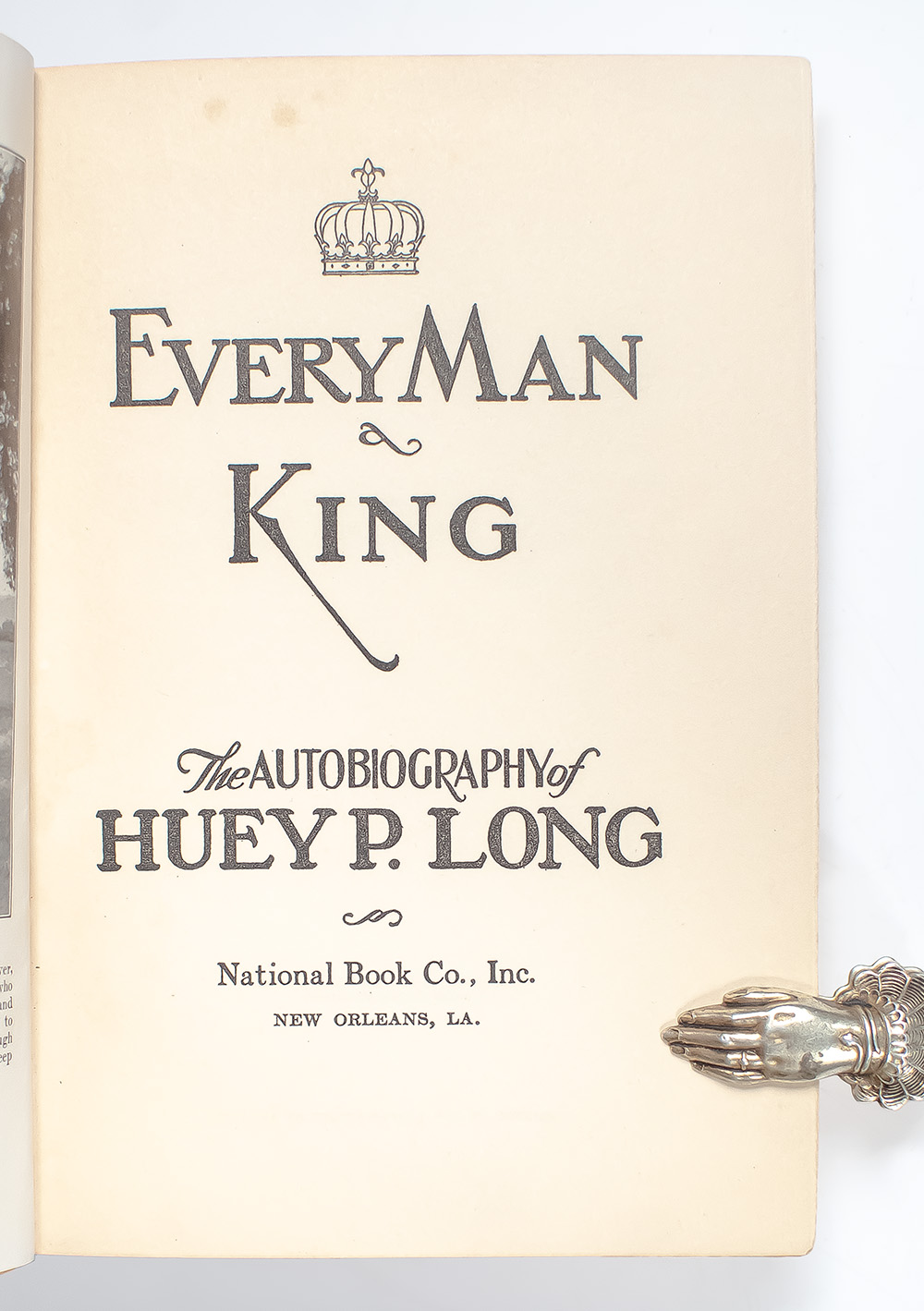 Every Man A King: The Autobiography of Huey P. Long.