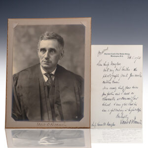 Signed portrait photograph