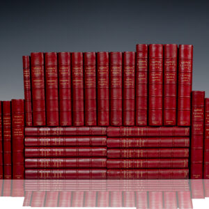 The Works of George Eliot: Scenes of Clerical Life, Adam Bede, The Mill on the Floss, Silas Marner: The Weaver of Raveloe, Romola, Felix Holt the Radical, The Spanish Gypsy, The Legend of Jubal and Other Poems, Daniel Deronda, Middlemarch: A Study of Provincial Life, Theophrastus Such, Essays and Leaves From a Notebook.