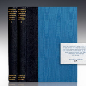 Boccaccio’s “Decameron” from the Shakespeare Head Press