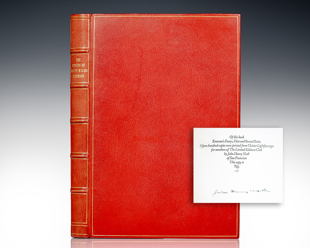 The Essays of Ralph Waldo Emerson.