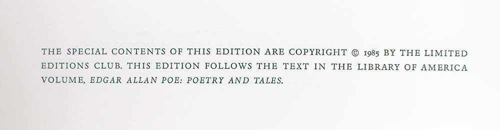 The Fall of the House of Usher.