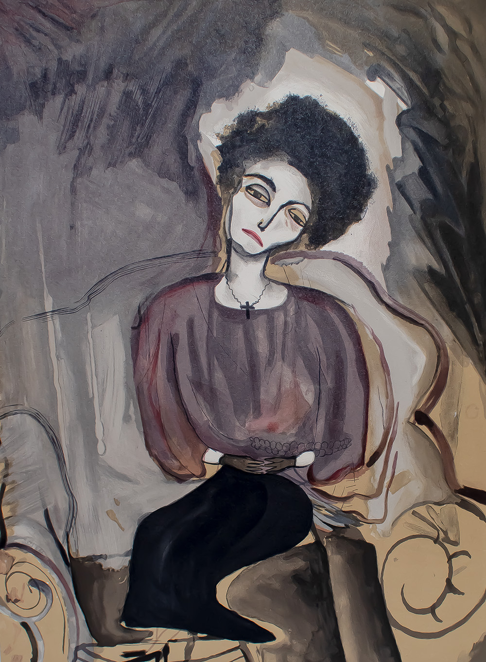 The Fall of the House of Usher.