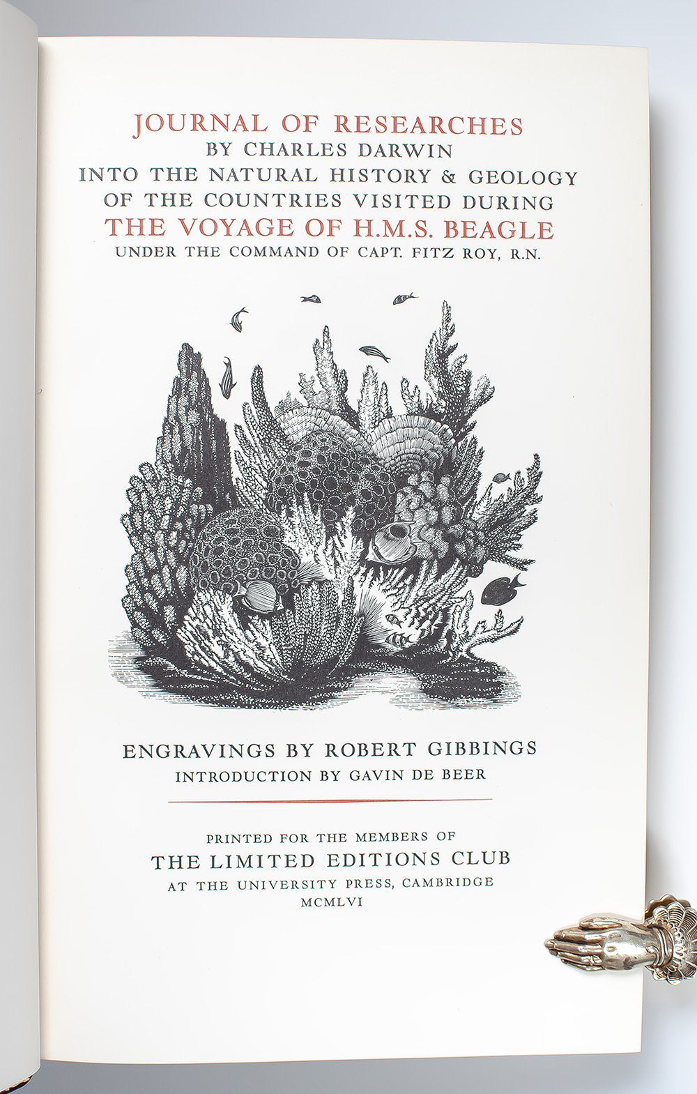 Journal of Researches Into the Natural History and Geology of the Countries Visited During the Voyage Round the World of H.M.S. Beagle Under the Command of Captain Fitz Roy, R. N.