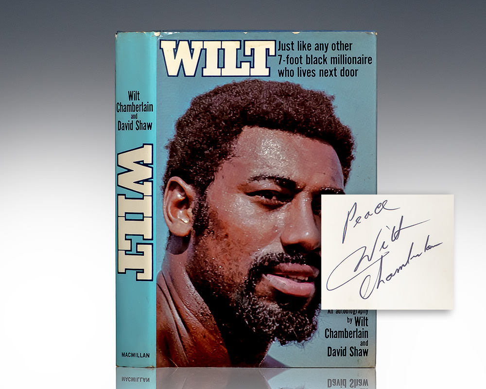 Wilt Chamberlain and David Shaw