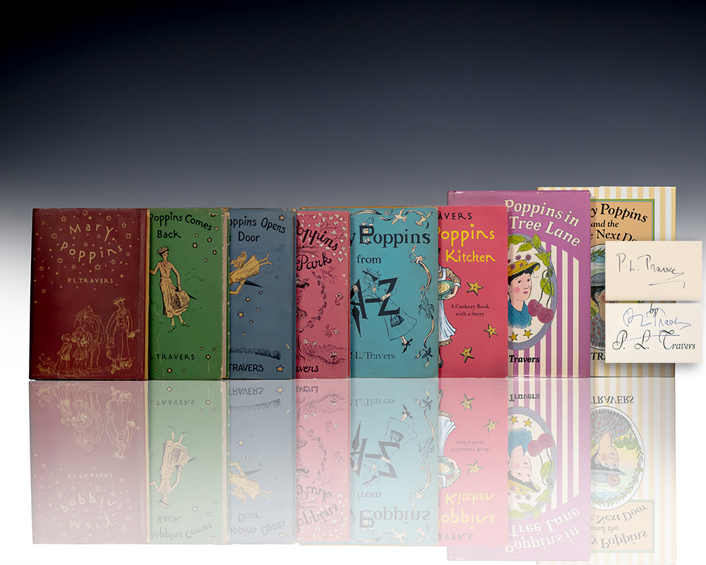 Mary Poppins Complete Set: Mary Poppins, Mary Poppins Comes Back, Mary Poppins Opens the Door, Mary Poppins in the Park, Mary Poppins From A to Z, Mary Poppins in the Kitchen, Mary Poppins in Cherry Tree Lane, Mary Poppins and the House Next Door.