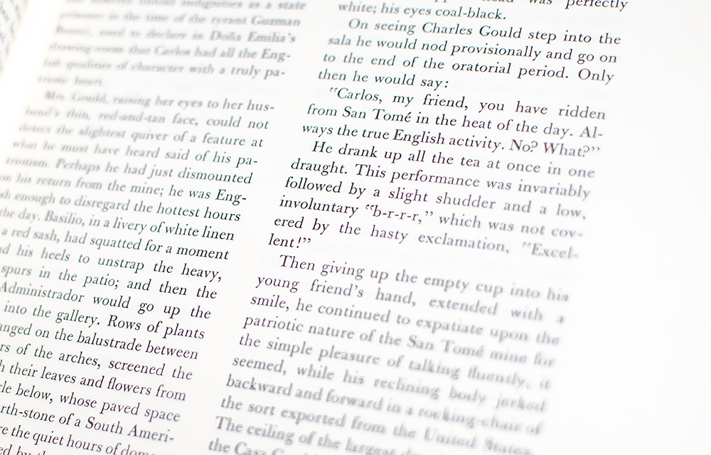 Nostromo: A Tale of the Seaboard.