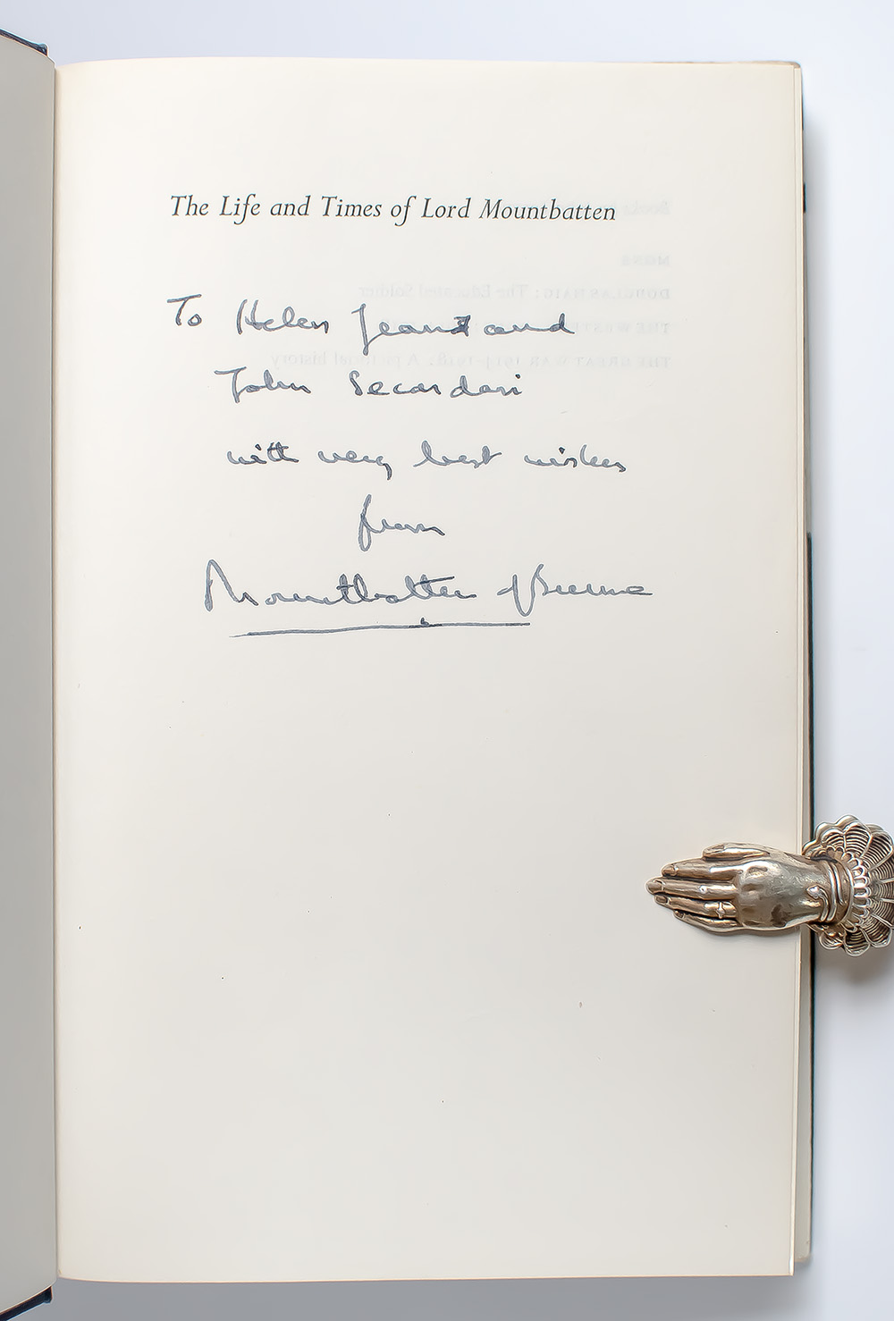 The Life and Times of Lord Mountbatten.