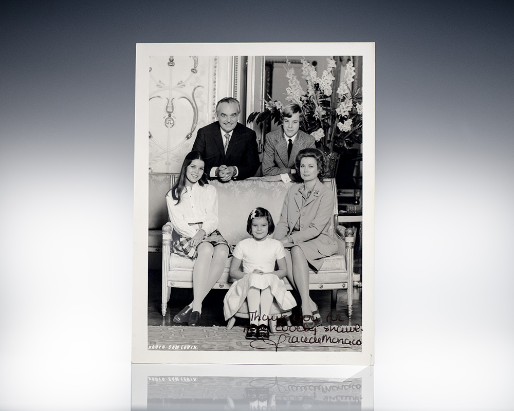 Family portrait of five people