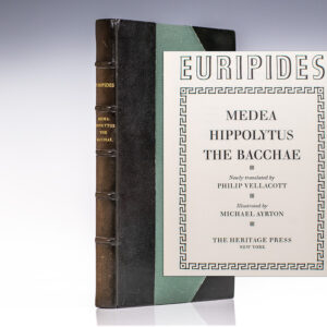 Euripides: Medea, Hippolytus, and The Bacchae.