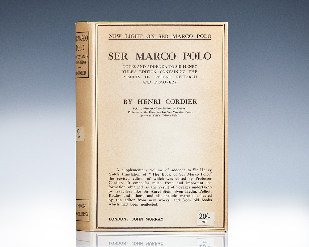 New Light on Ser Marco Polo