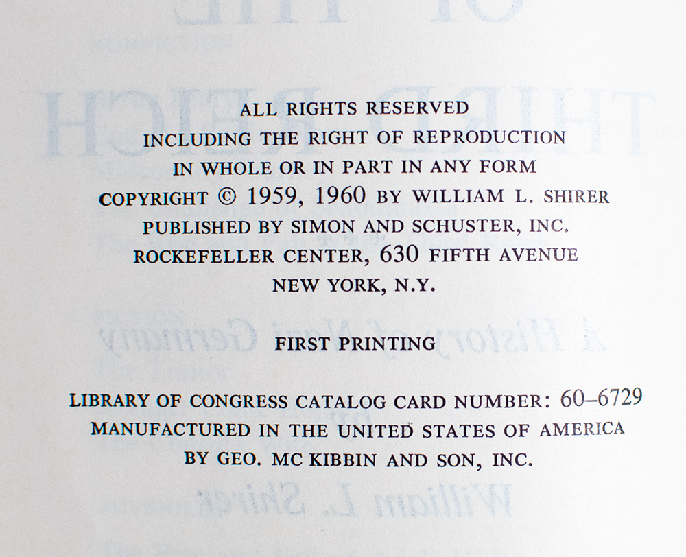 The Rise And Fall Of The Third Reich: A History of Nazi Germany.
