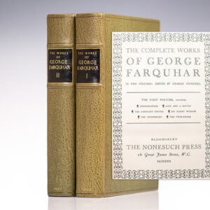 The Works of George Farquhar Volume I & II