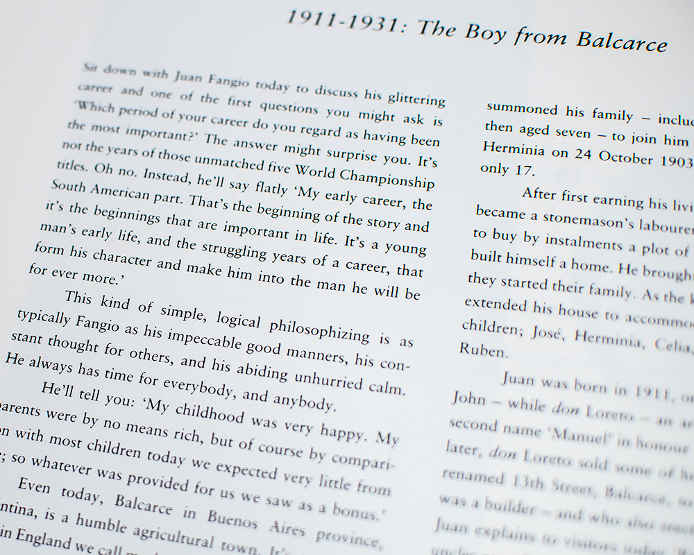 Fangio: A Pirelli Album.