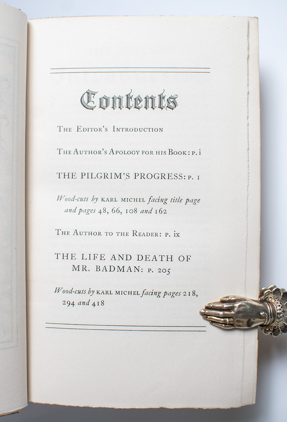 The Pilgrim's Progress and The Life and Death of Mr. Badman.