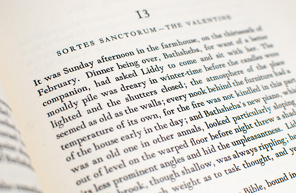 Far From The Madding Crowd.