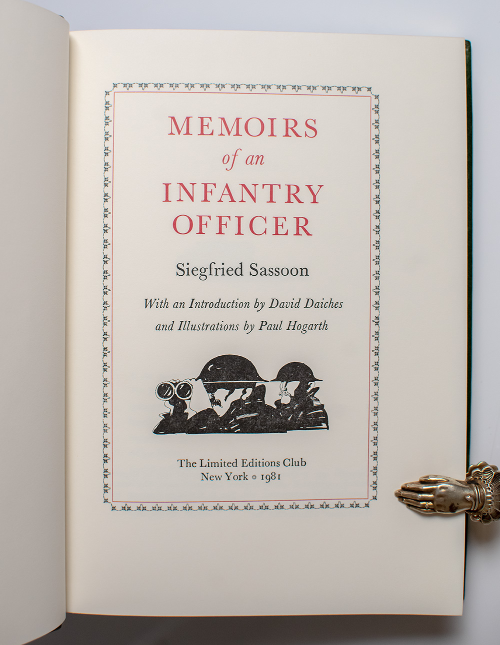 Memoirs of an Infantry Officer.