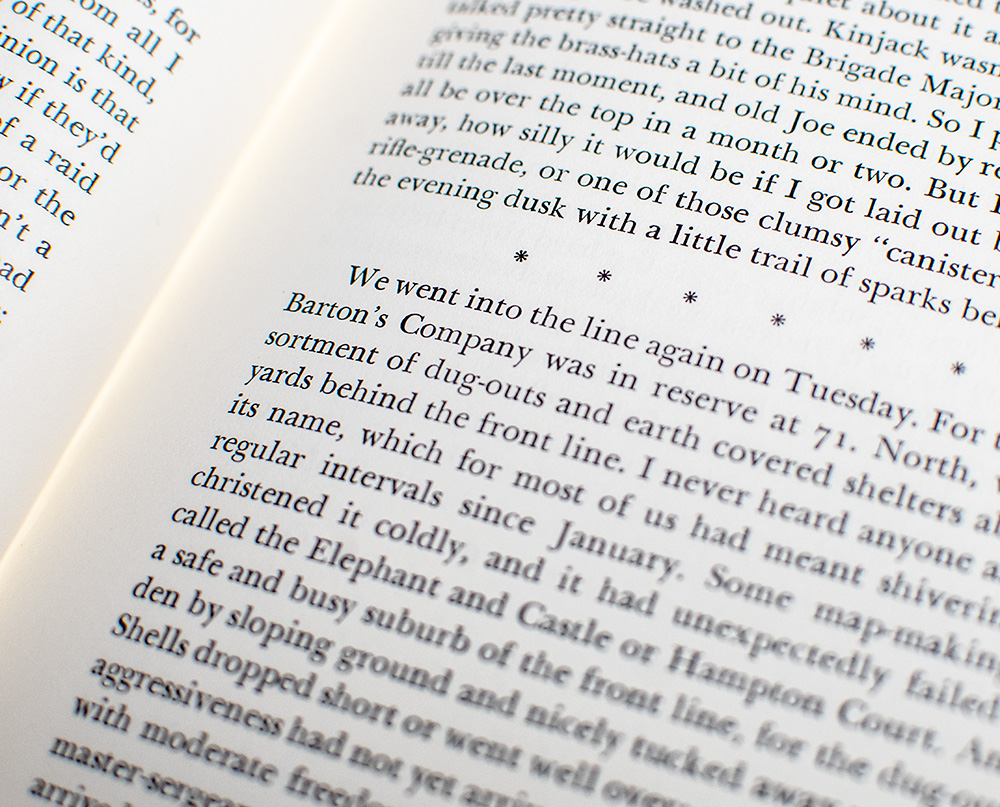 Memoirs of an Infantry Officer.