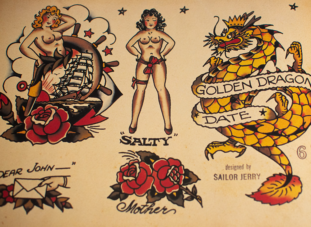 Sailor Jerry Tattoo Flash: Michael Malone Collection.
