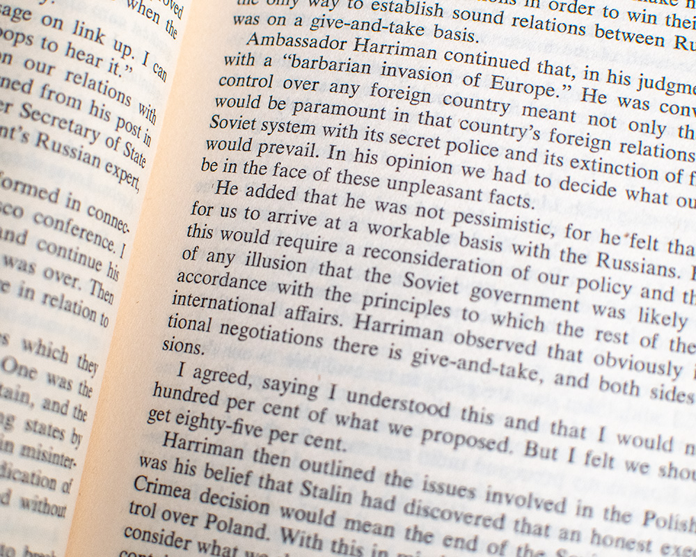 Memoirs: Year of Decisions and Memoirs: Years of Trial and Hope 1946-1952.