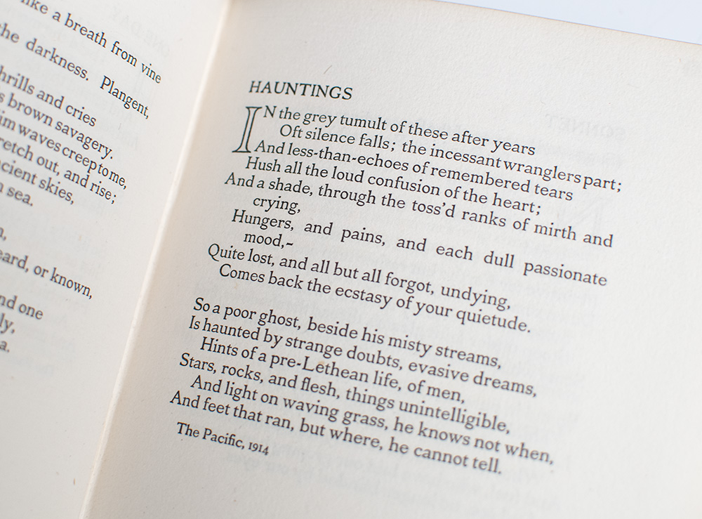 The Collected Poems of Rupert Brooke.