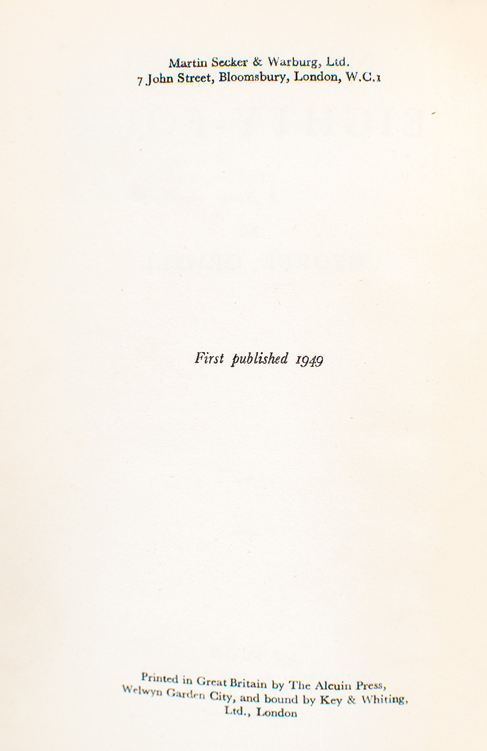 Nineteen Eighty-Four.