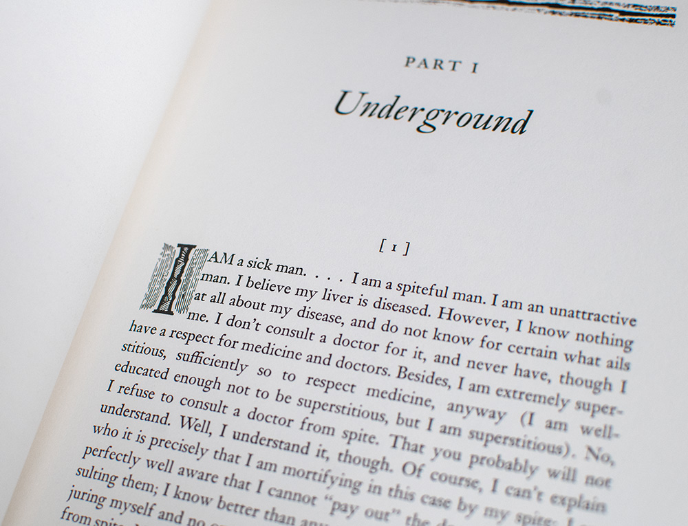 Dostoevsky: Notes From Underground and The Gambler.