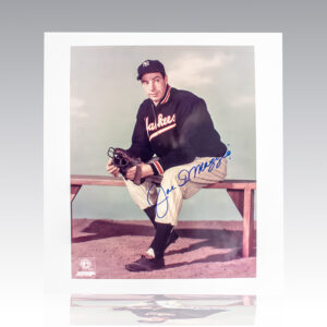 Collectible signed baseball photo